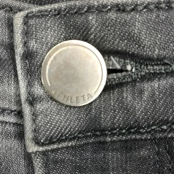 Athleta Women’s Sculptek Skinny Granite Gray Stretch Jeans - Picture 4 of 7